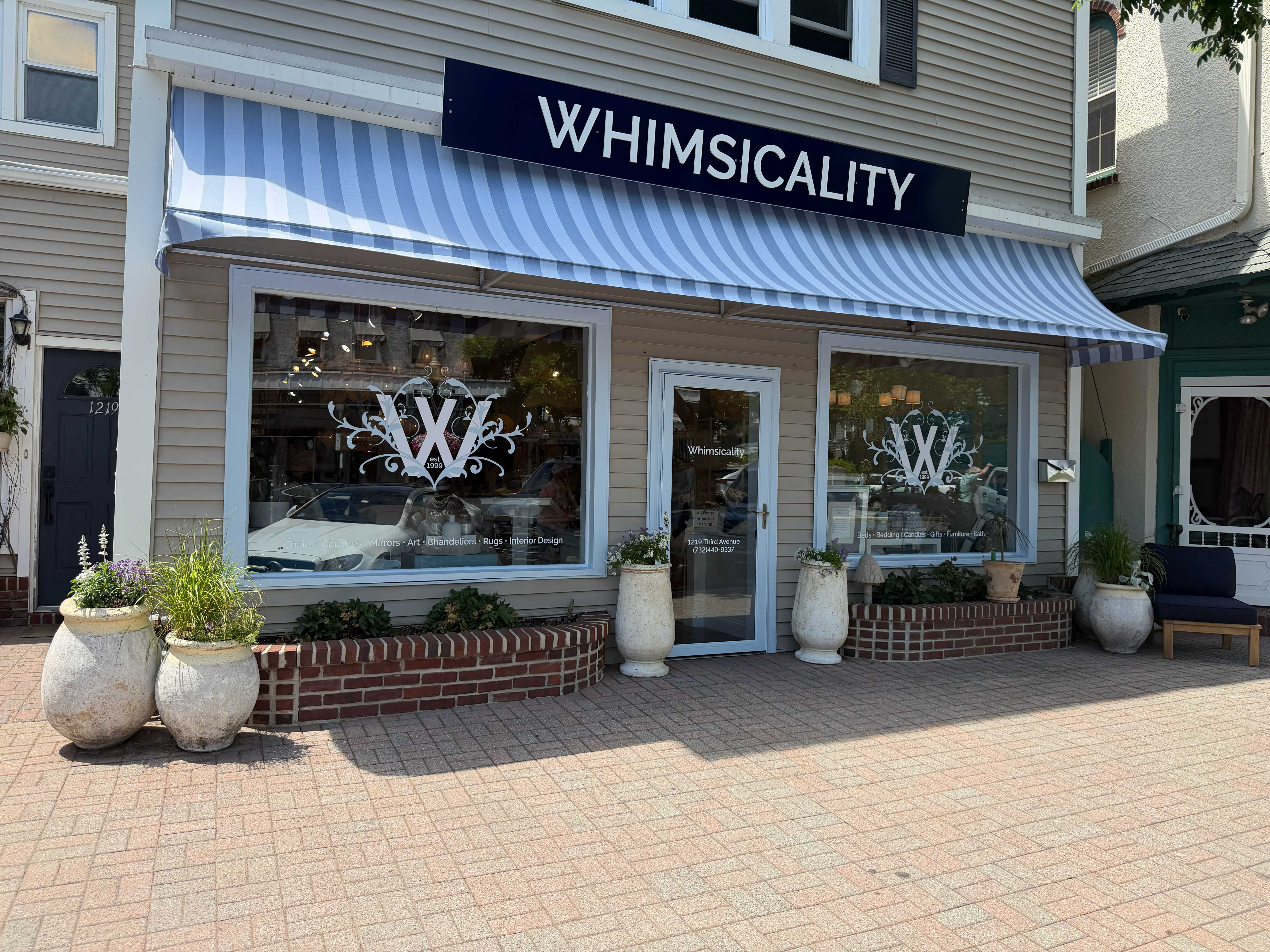 Commercial storefront awning