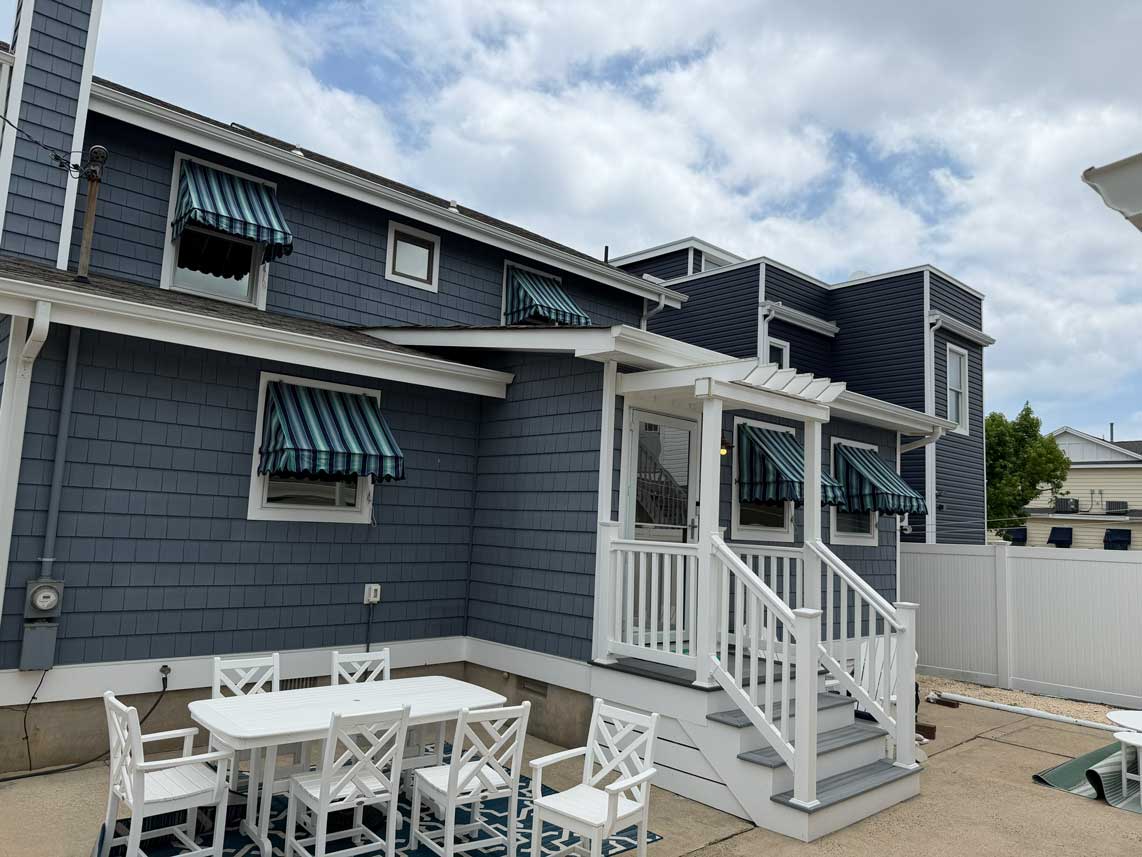 Residential patio awning