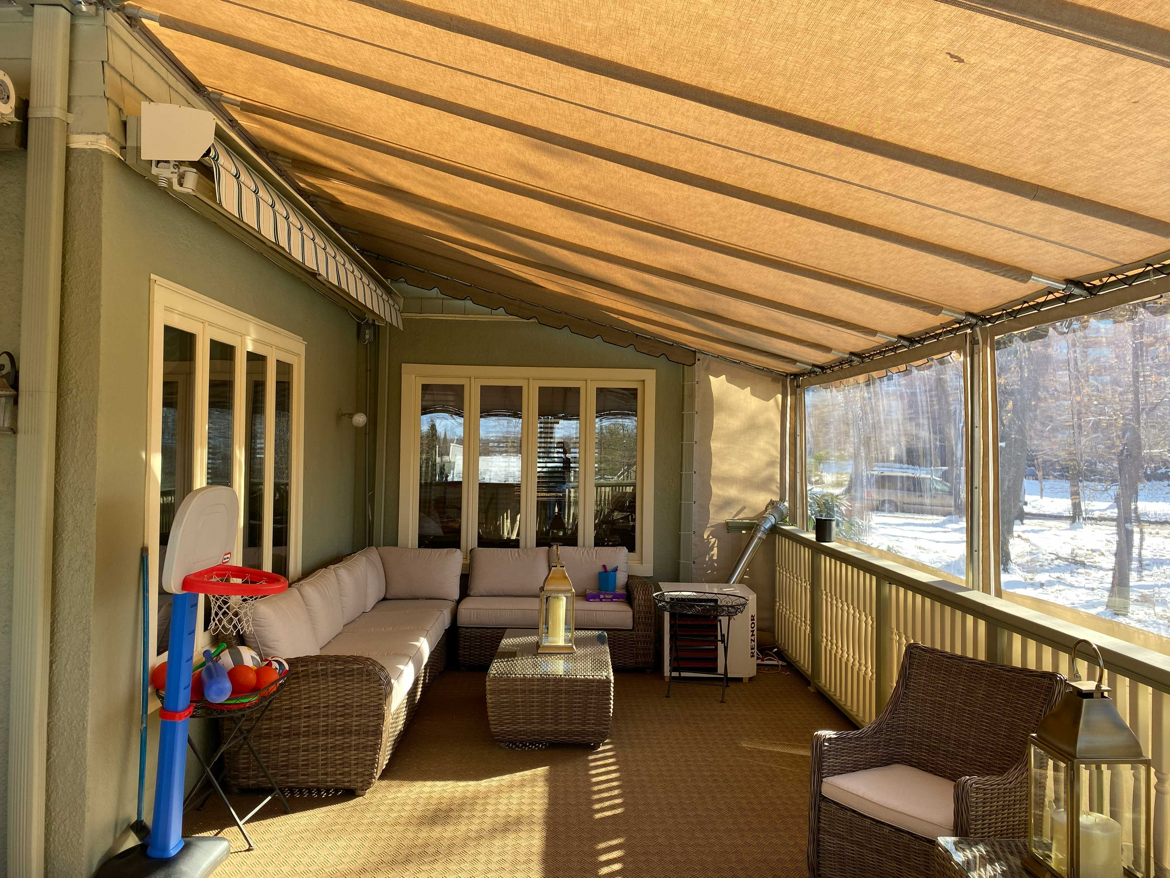 Outdoor awning patio shade