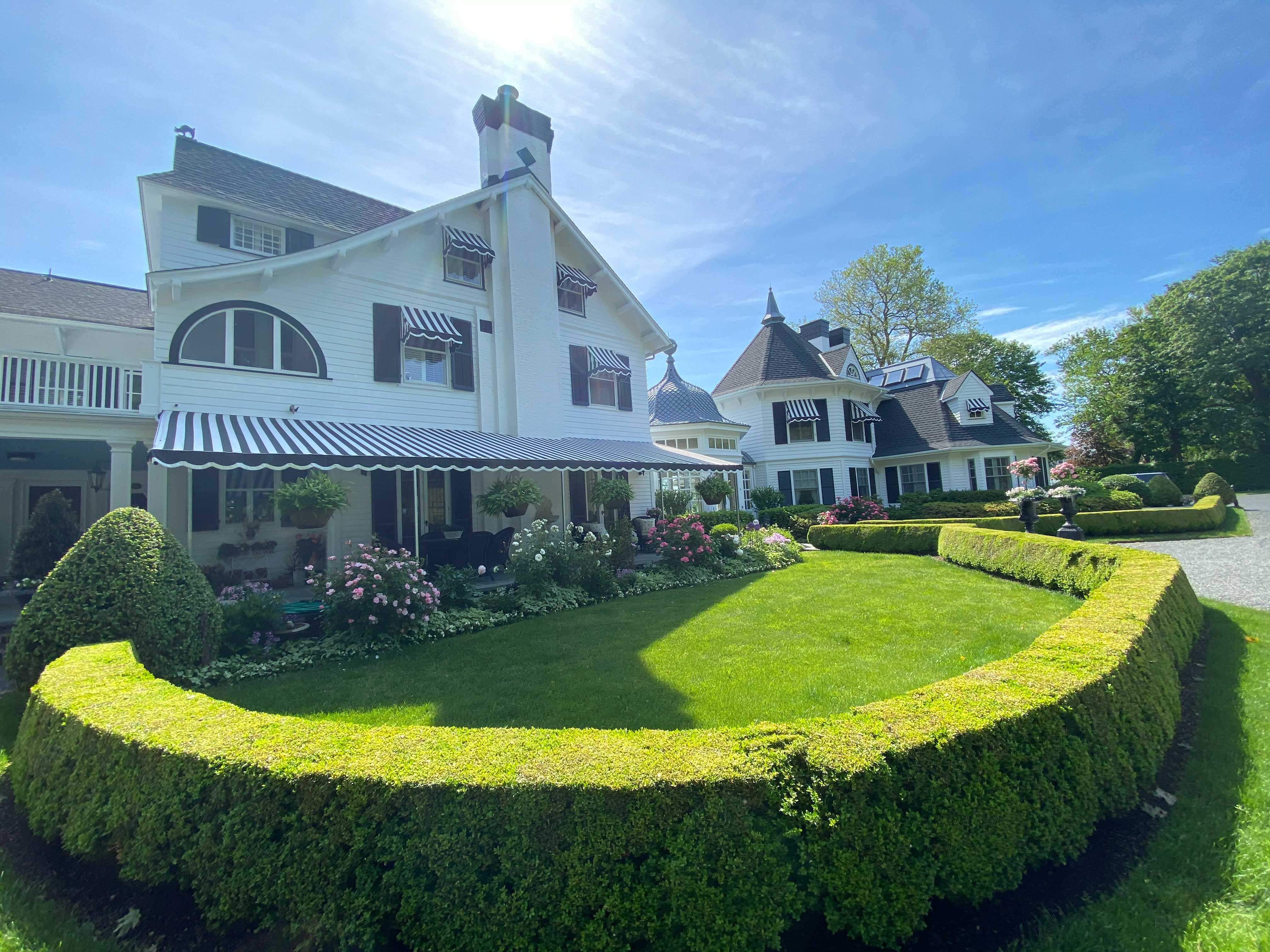Luxury residential awning patio